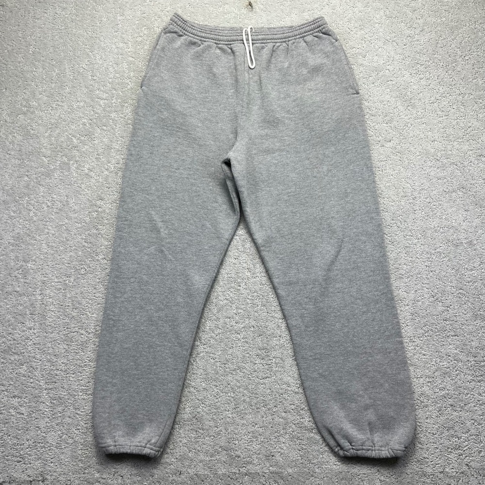 VINTAGE Y2k Russell Athletic Sweatpants Mens Medium Gray Fleece Jogger Mexico